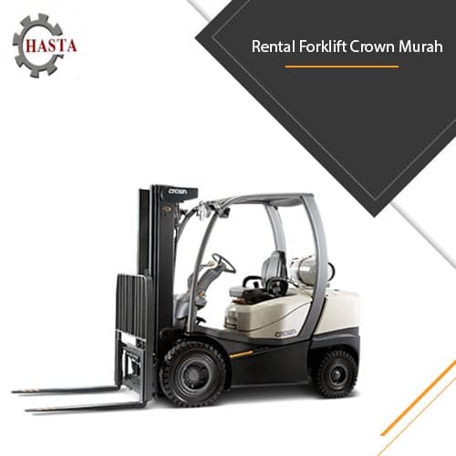 rental forklift crown murah bekasi - pt hasta putera perkasa